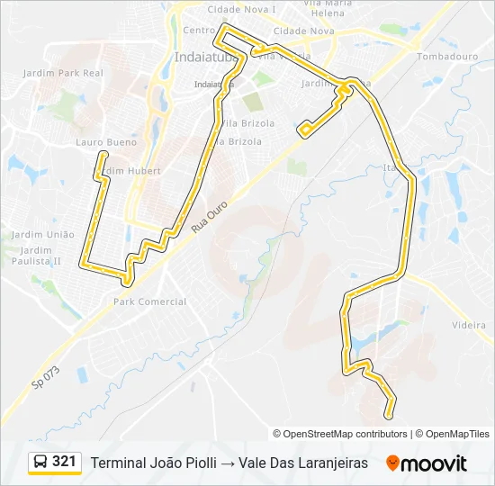 321 Bus Line Map