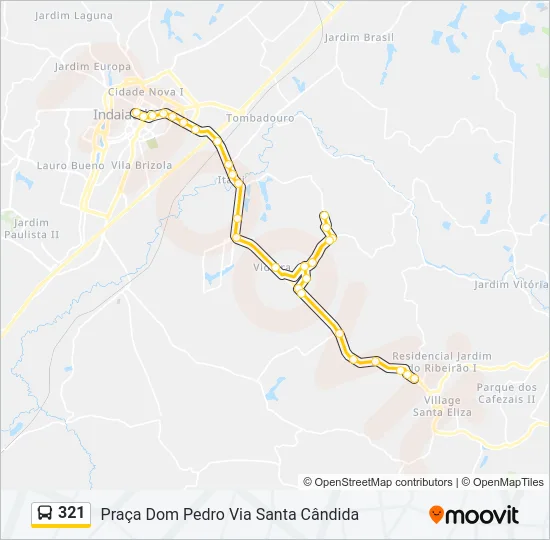 321 Bus Line Map