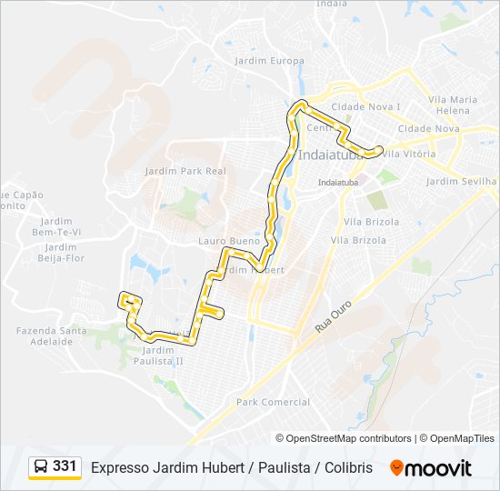 331 bus Line Map