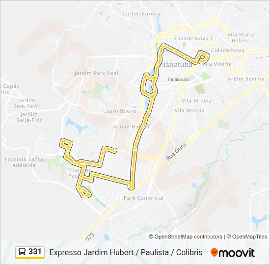 331 Bus Line Map