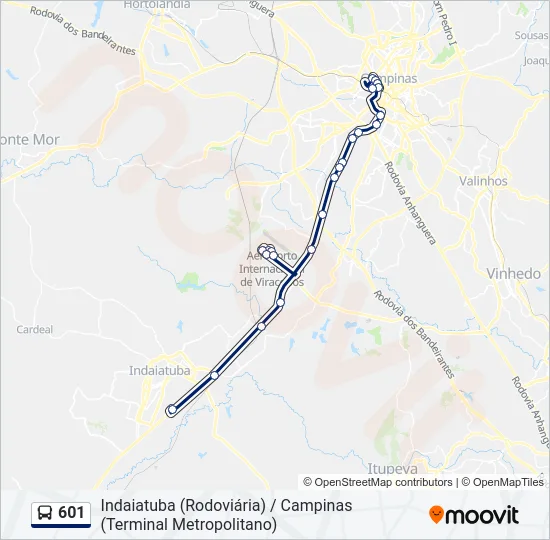 601  Line Map