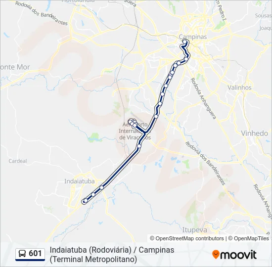 601  Line Map