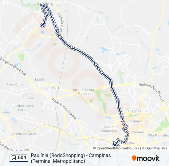 604  Line Map