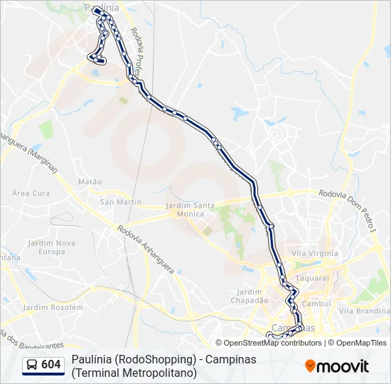 604  Line Map