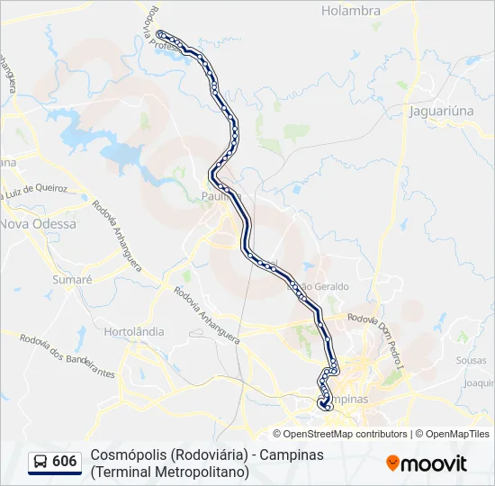 606  Line Map