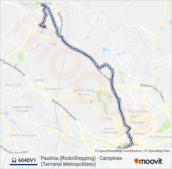 604DV1  Line Map