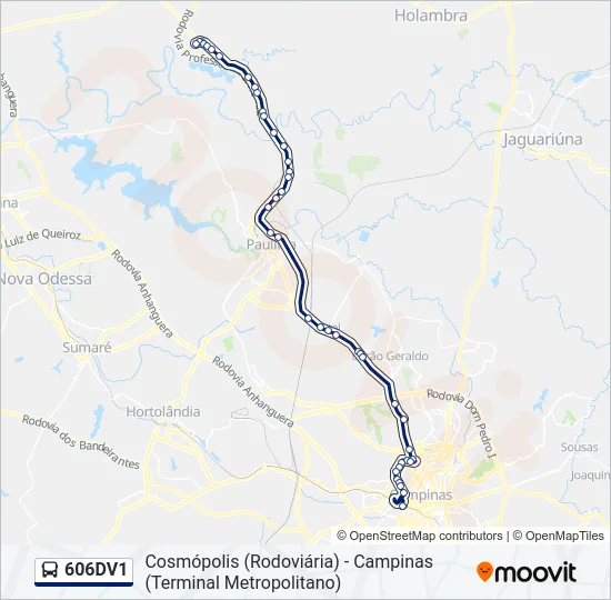 606DV1  Line Map