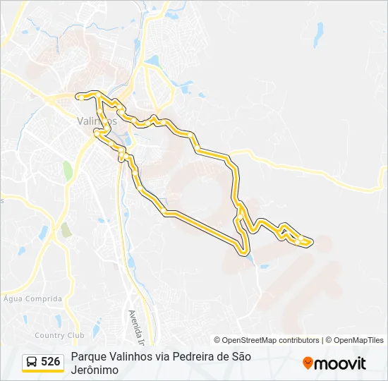 526 Bus Line Map