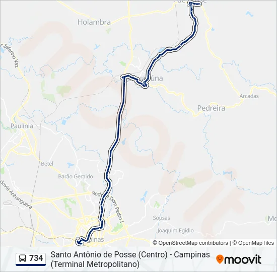 734  Line Map