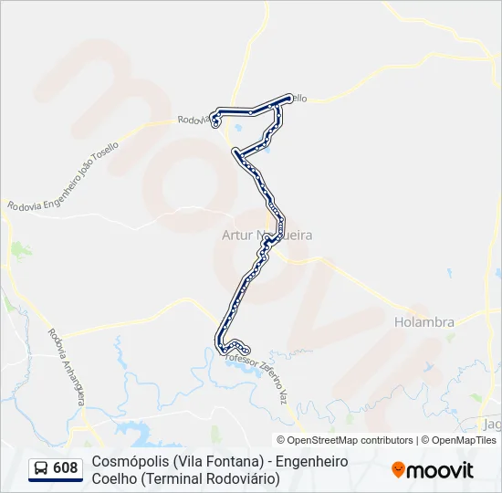 608  Line Map