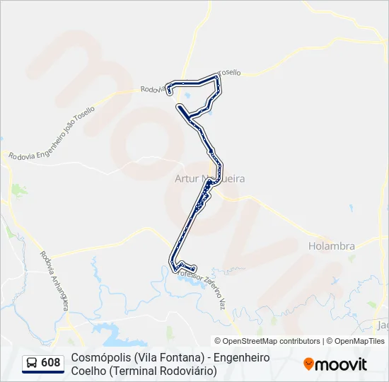 608  Line Map
