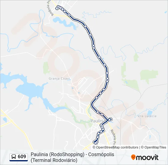 609  Line Map