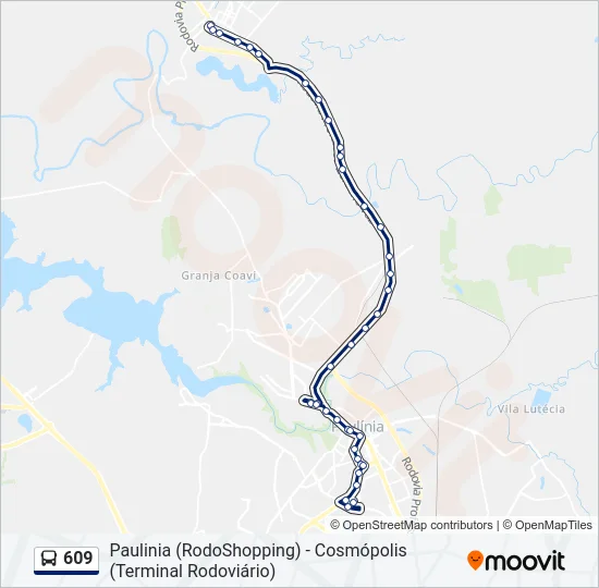 609  Line Map