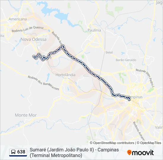 638  Line Map