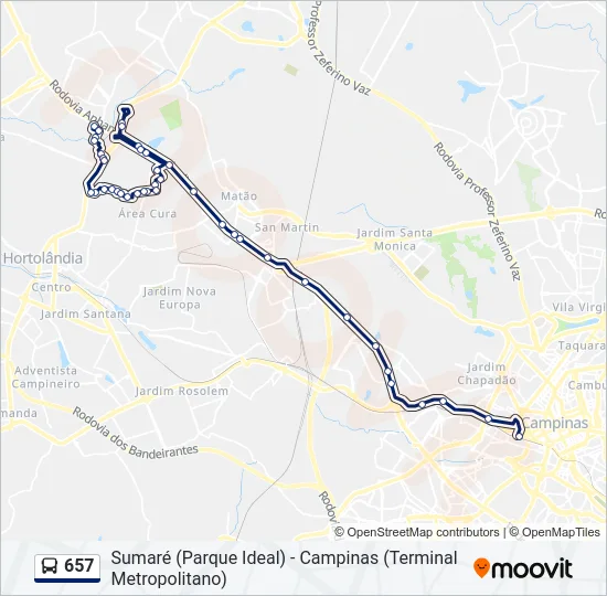 657  Line Map