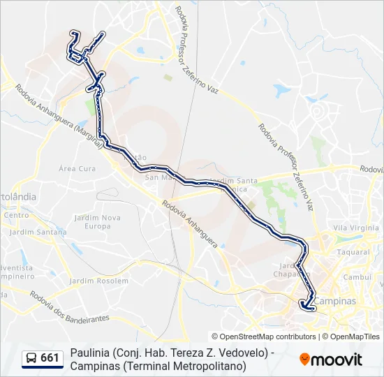 661  Line Map