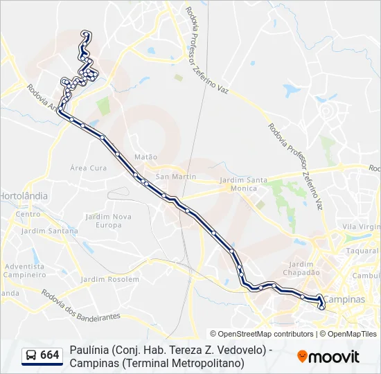 664  Line Map