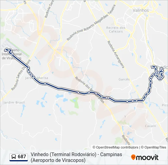 687  Line Map