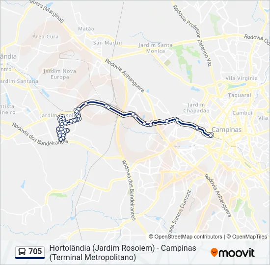 705  Line Map