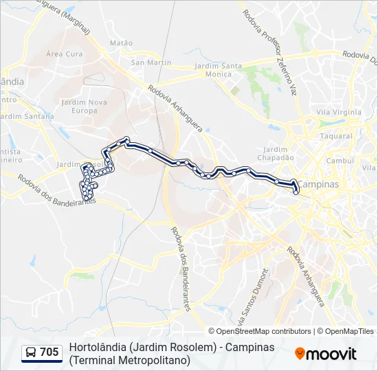 705  Line Map