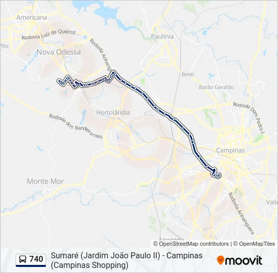 740  Line Map