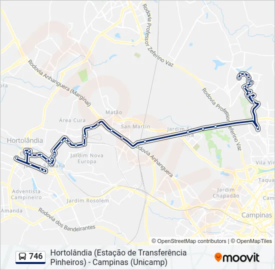 746  Line Map
