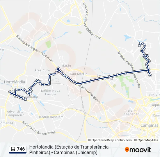 746  Line Map