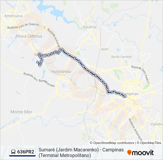 636PR2  Line Map