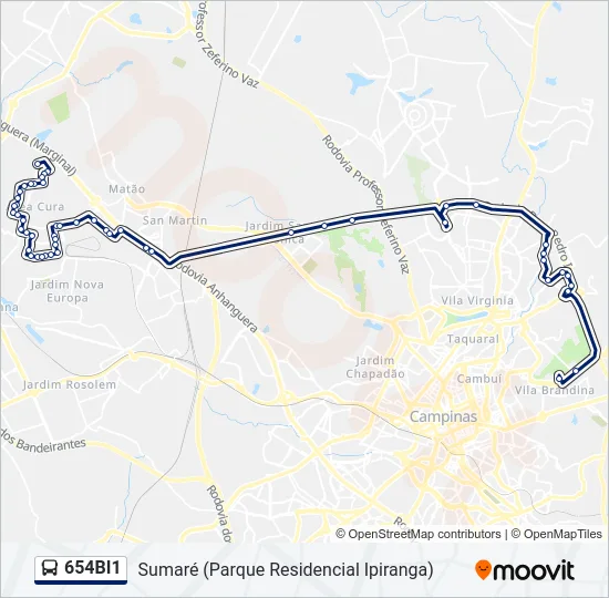 654BI1  Line Map