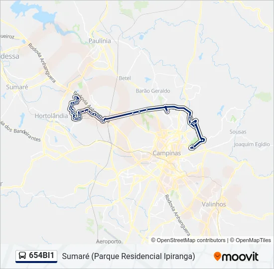 654BI1  Line Map
