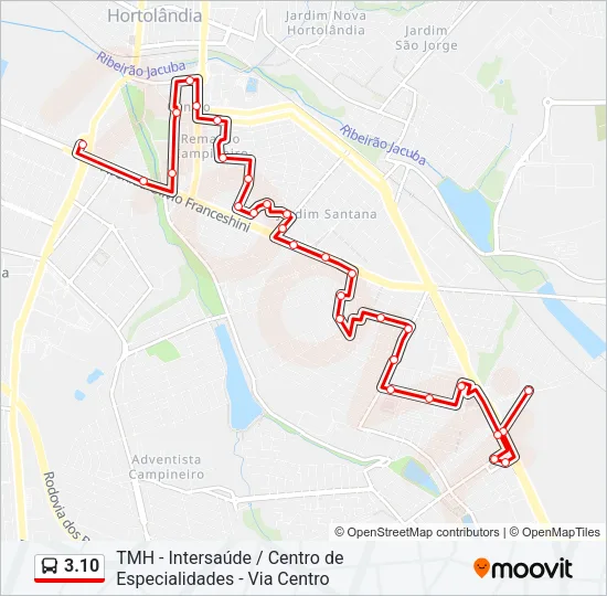 3.10 Bus Line Map