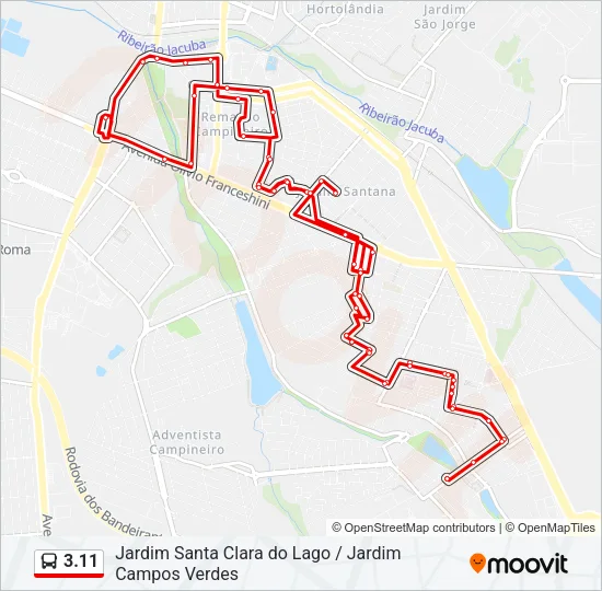 3.11 Bus Line Map