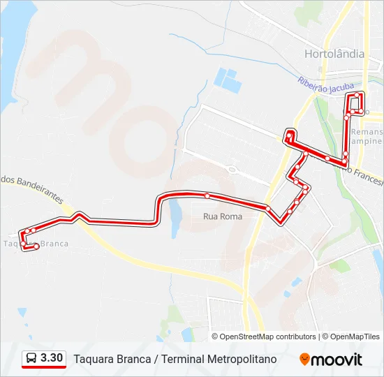3.30 Bus Line Map
