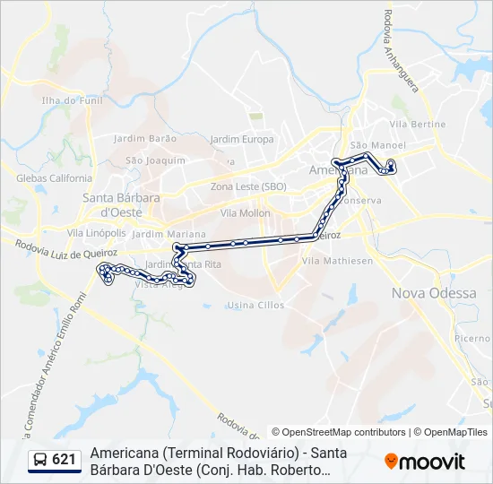 621  Line Map