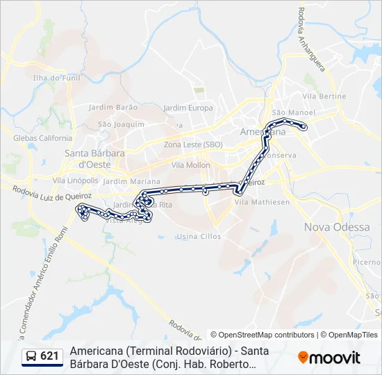 621  Line Map