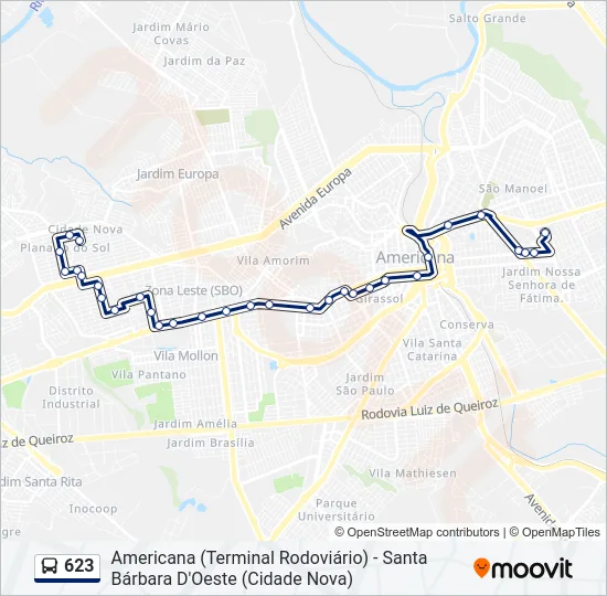623  Line Map