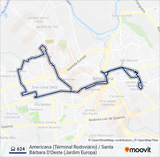 624  Line Map