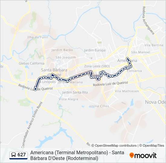 627  Line Map