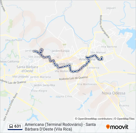 631  Line Map