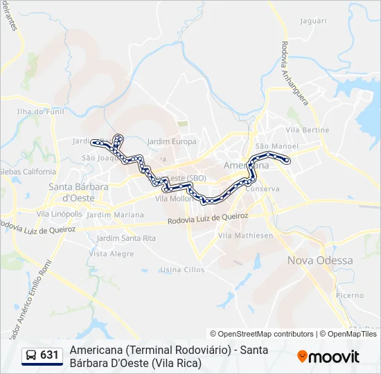 631  Line Map
