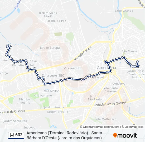 632  Line Map