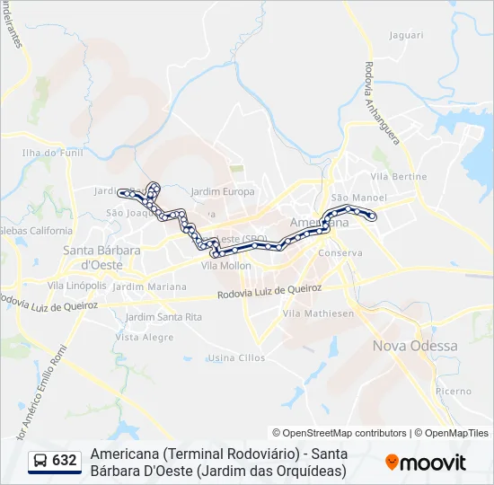 632  Line Map