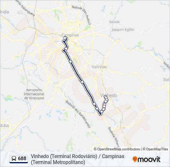 633 Route: Schedules, Stops & Maps - Santa Bárbara D'Oeste (Updated)