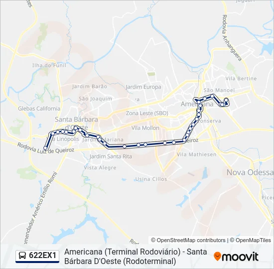 622EX1  Line Map