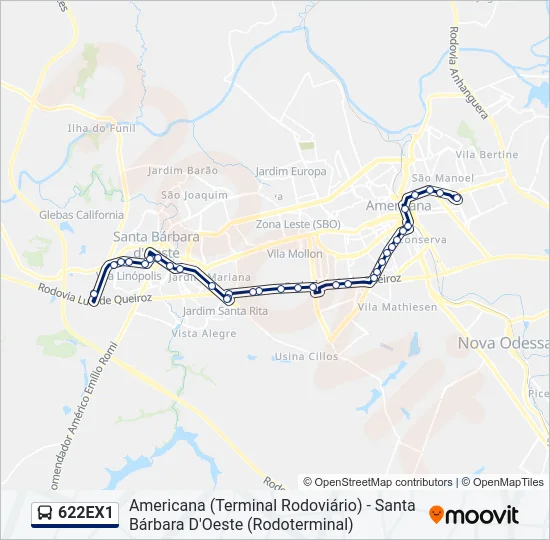 622EX1  Line Map