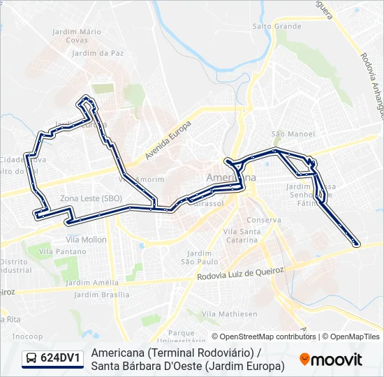 624DV1  Line Map