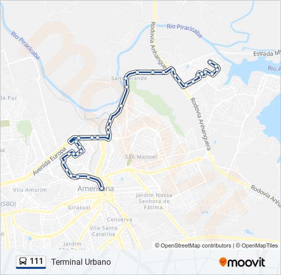 Rota da linha 013: horários, paradas e mapas - Cohab/Salgado Filho Via Upa  (Atualizado)