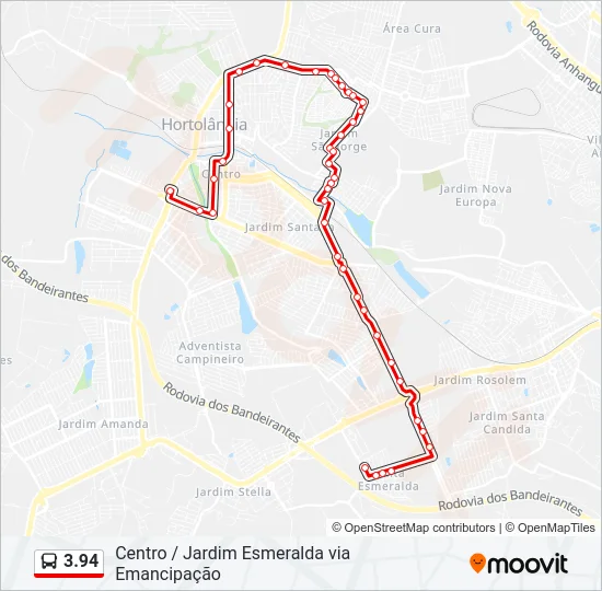 3.94 Bus Line Map