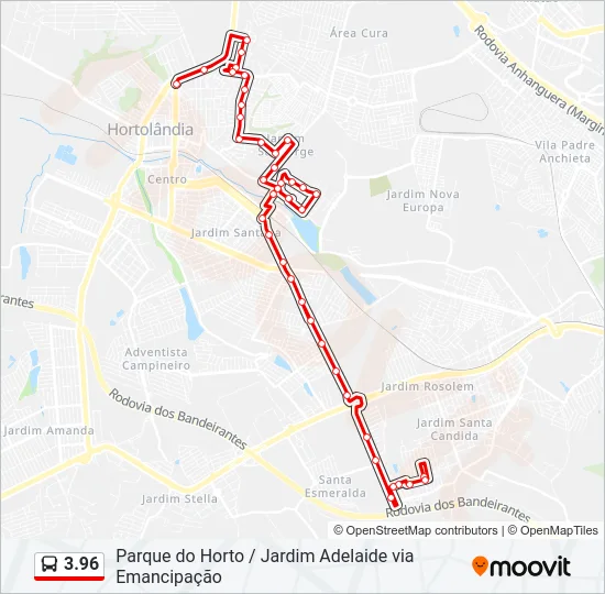 3.96 Bus Line Map