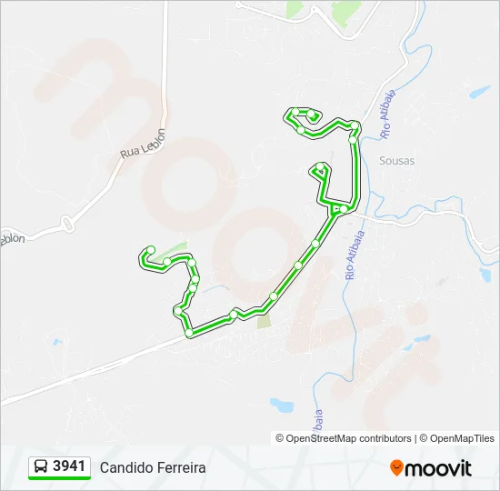 3941 Bus Line Map